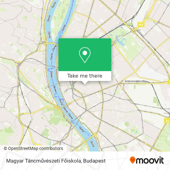 Magyar Táncművészeti Főiskola map