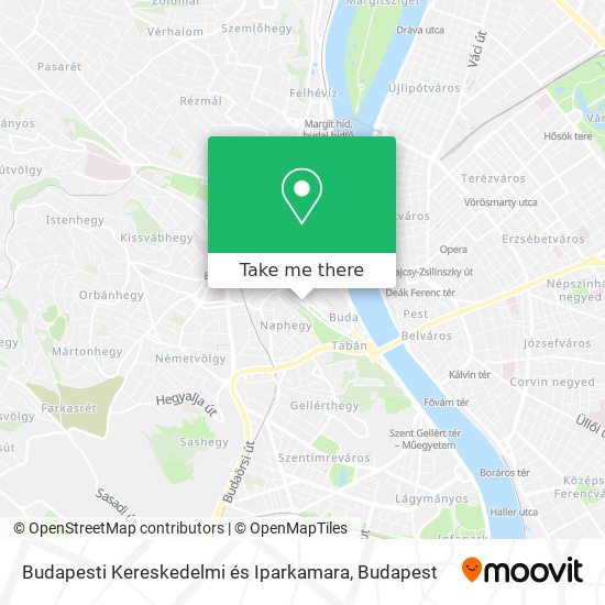 Budapesti Kereskedelmi és Iparkamara map