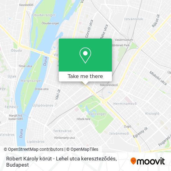Róbert Károly körút - Lehel utca kereszteződés map