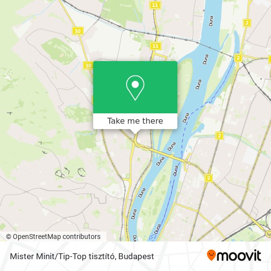 Mister Minit/Tip-Top tisztító map