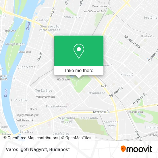 Városligeti Nagyrét map