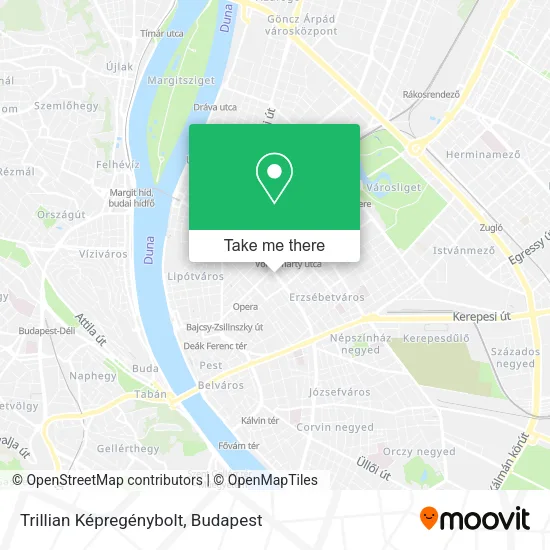 Trillian Képregénybolt map