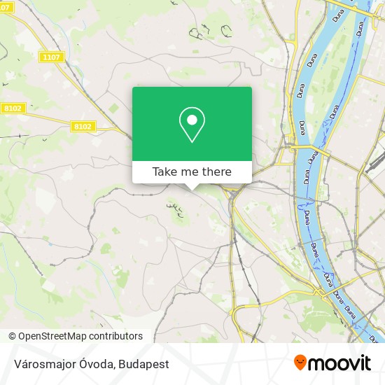 Városmajor Óvoda map