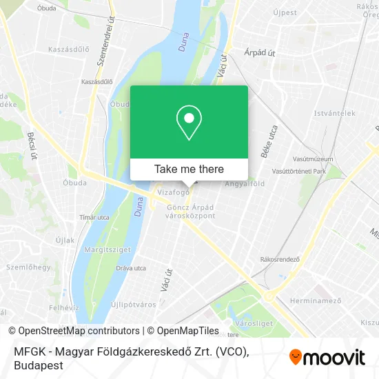 MFGK - Magyar Földgázkereskedő Zrt. (VCO) map