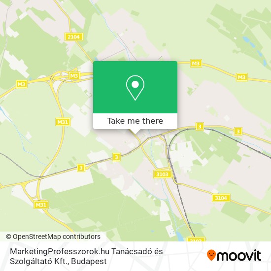MarketingProfesszorok.hu Tanácsadó és Szolgáltató Kft. map