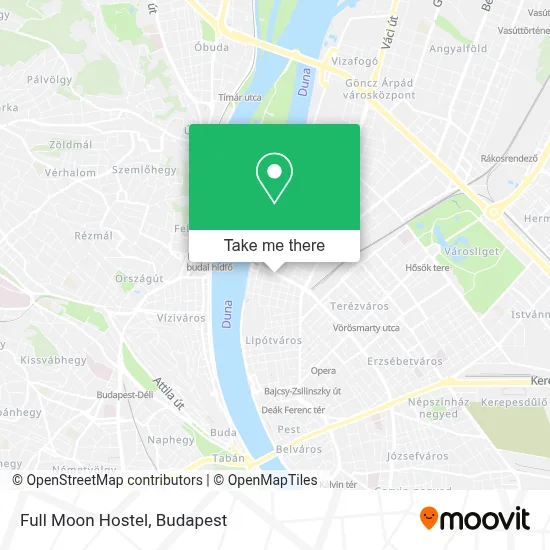Full Moon Hostel map