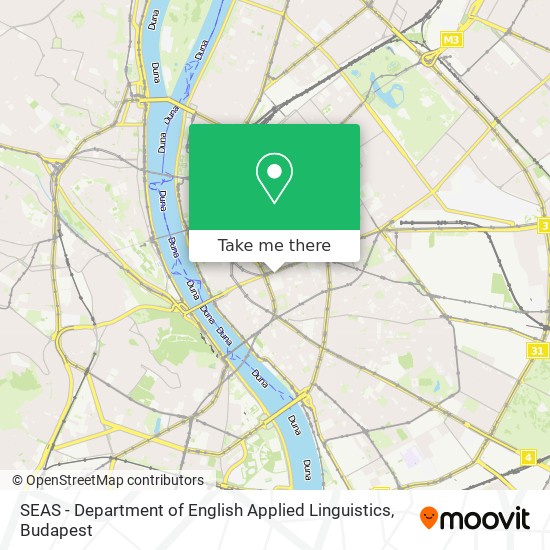 SEAS - Department of English Applied Linguistics map