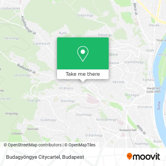 Budagyöngye Citycartel map