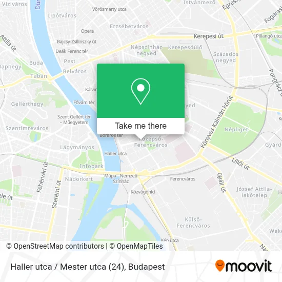 Haller utca / Mester utca (24) map