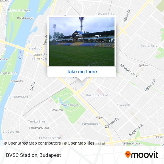 BVSC Stadion map