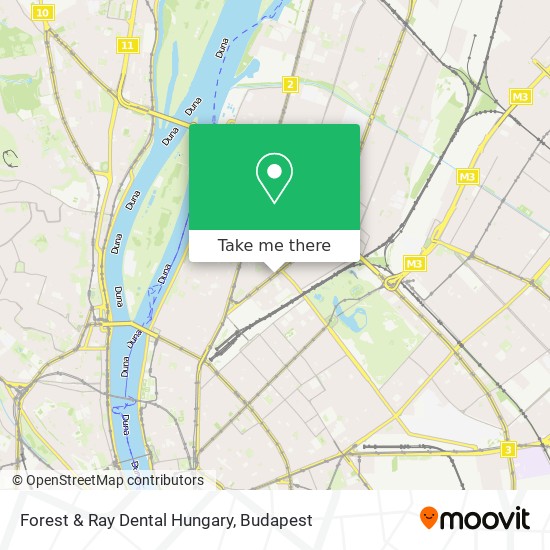 Forest & Ray Dental Hungary map