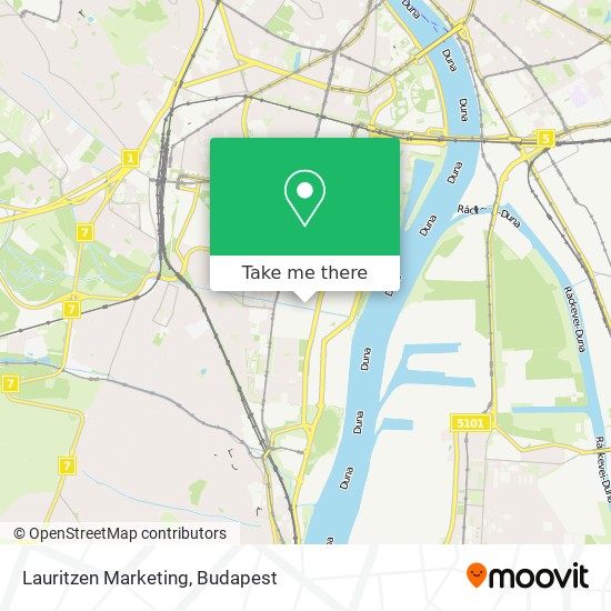 Lauritzen Marketing map