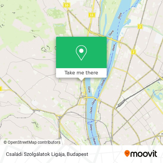 Családi Szolgálatok Ligája map