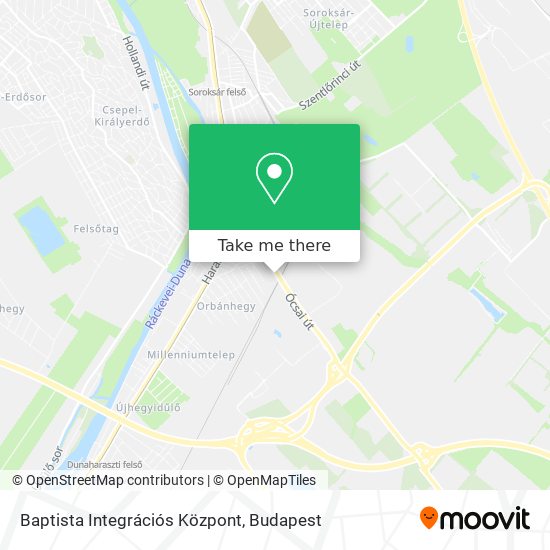 Baptista Integrációs Központ map