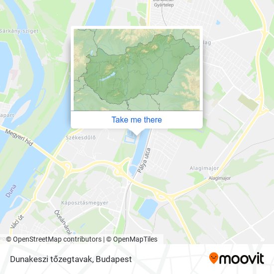 How to get to Dunakeszi tőzegtavak in by Bus or Light Rail?