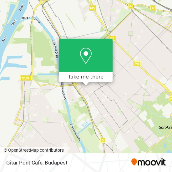 Gitár Pont Café map
