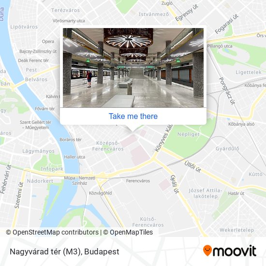 Nagyvárad tér (M3) map