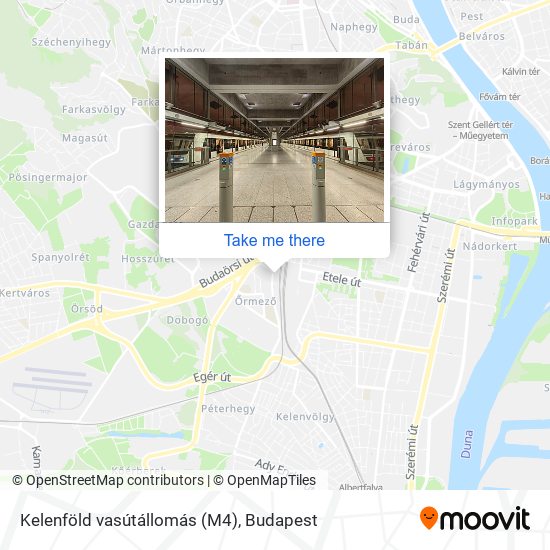 Kelenföld vasútállomás (M4) map