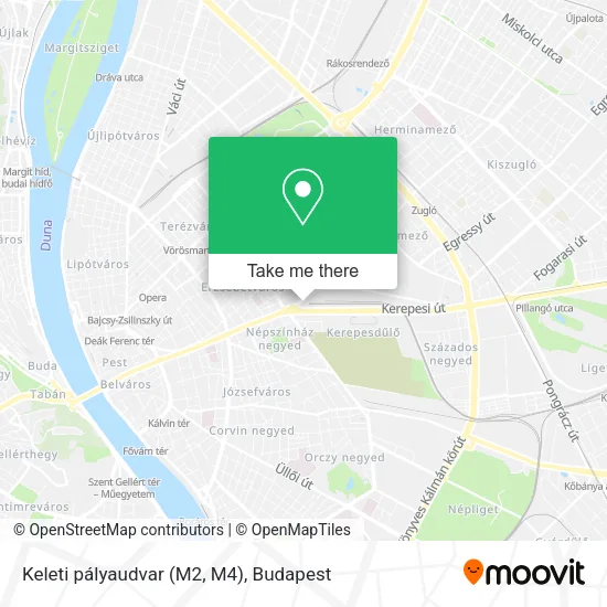 Keleti pályaudvar (M2, M4) map