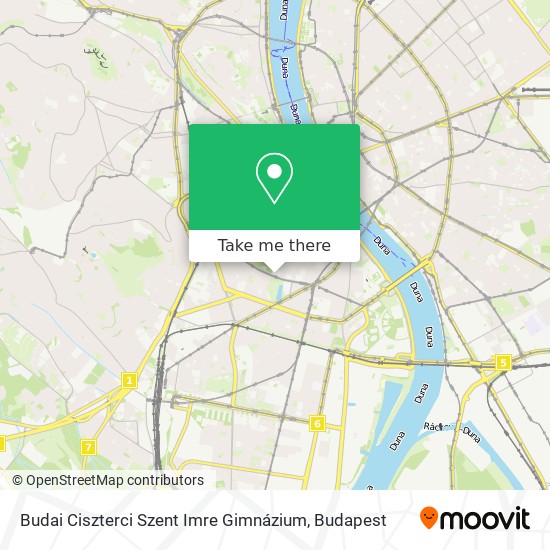 Budai Ciszterci Szent Imre Gimnázium map