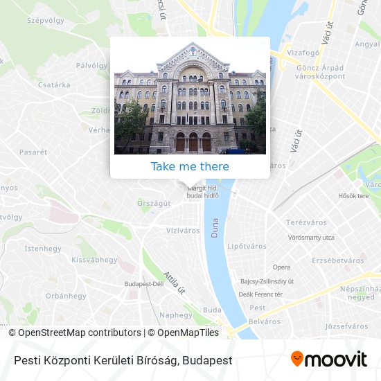 Pesti Központi Kerületi Bíróság map