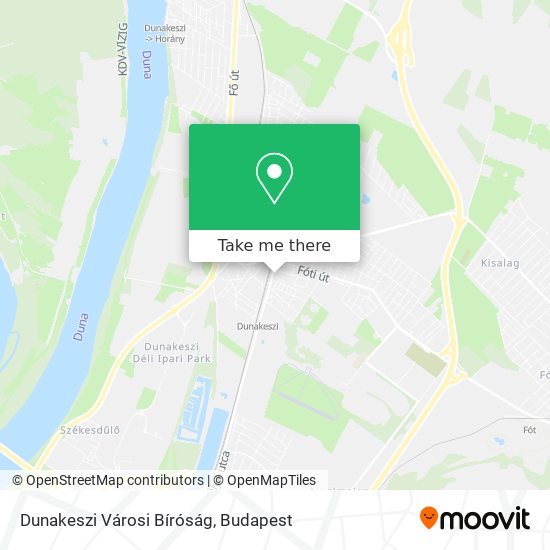 Dunakeszi Városi Bíróság map