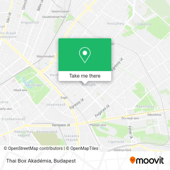 Thai Box Akadémia map