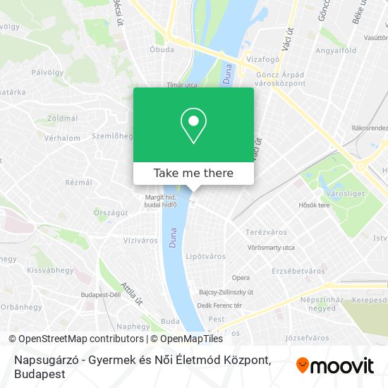 Napsugárzó - Gyermek és Női Életmód Központ map