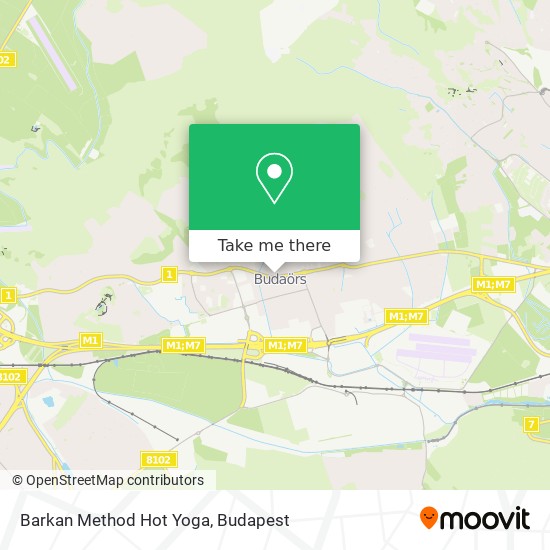 Barkan Method Hot Yoga map