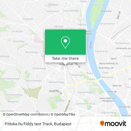 Pitbike.hu Fiddy test Track map