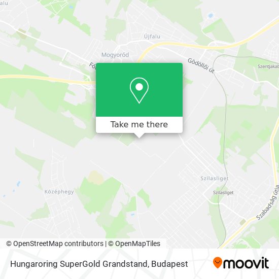 Hungaroring SuperGold Grandstand map