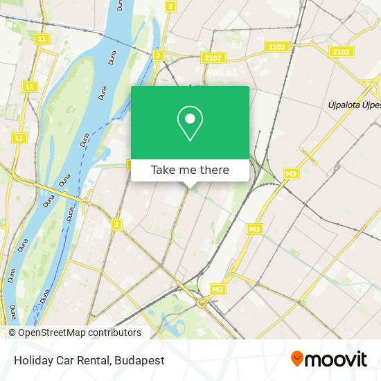 Holiday Car Rental map