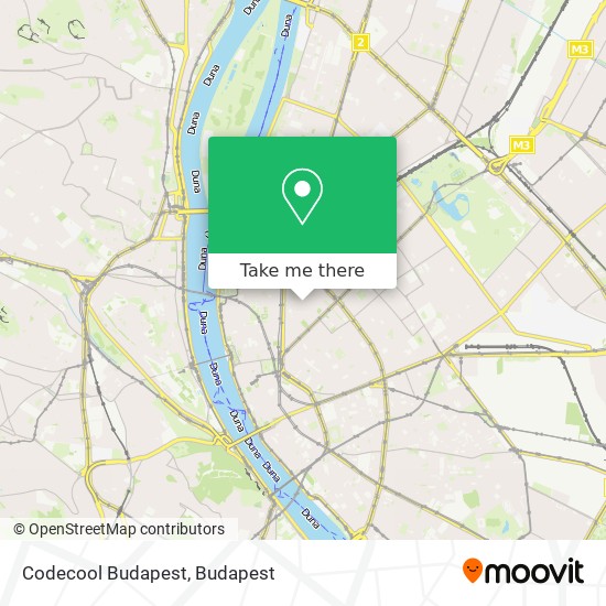 Codecool Budapest map