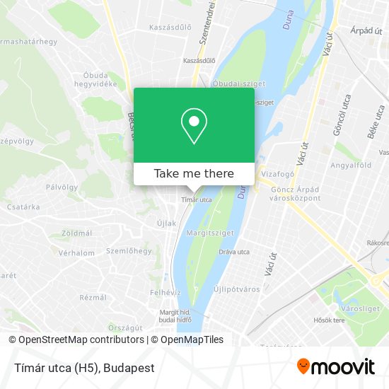 Tímár utca (H5) map