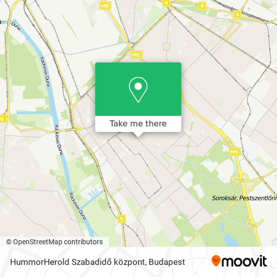 HummorHerold Szabadidő központ map