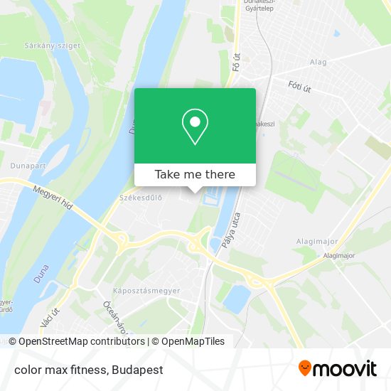 color max fitness map