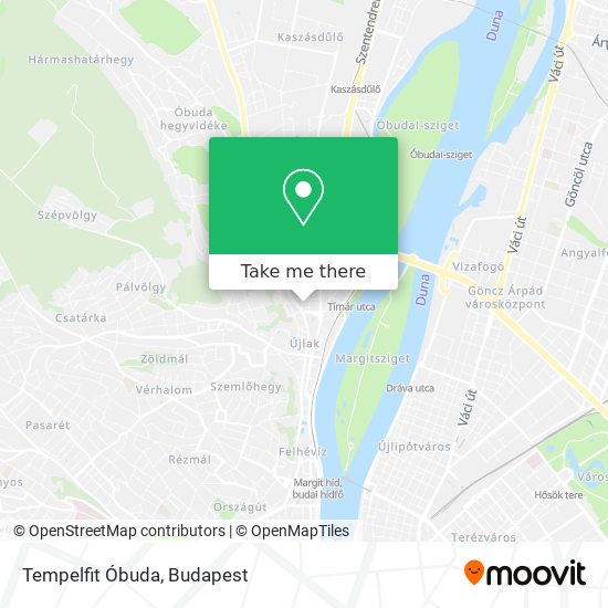 Tempelfit Óbuda map