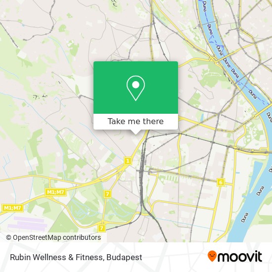Rubin Wellness & Fitness map