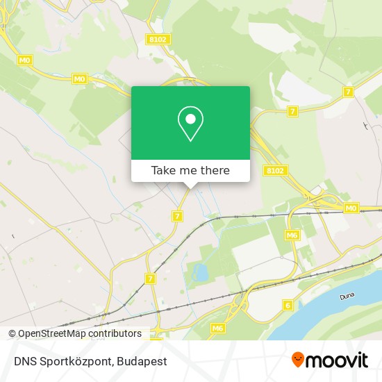 DNS Sportközpont map