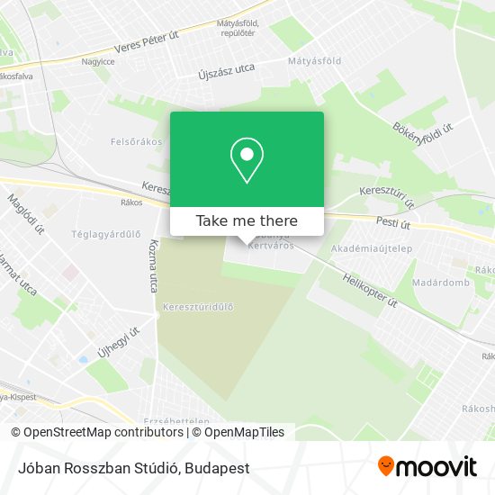 Jóban Rosszban Stúdió map