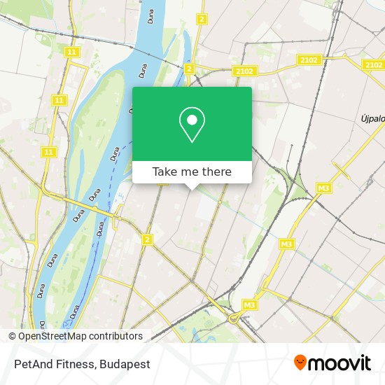 PetAnd Fitness map
