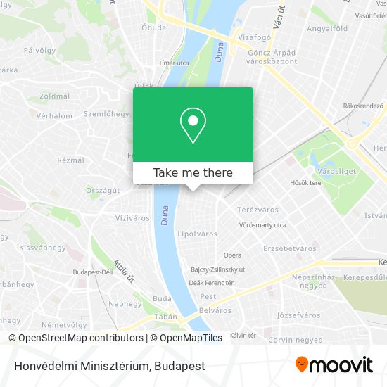Honvédelmi Minisztérium map