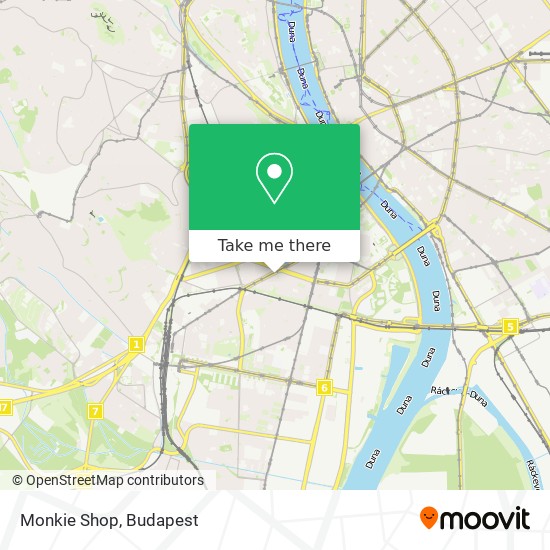 Monkie Shop map