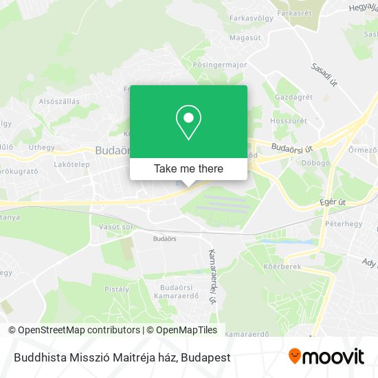 Buddhista Misszió Maitréja ház map
