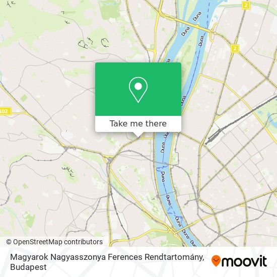 Magyarok Nagyasszonya Ferences Rendtartomány map