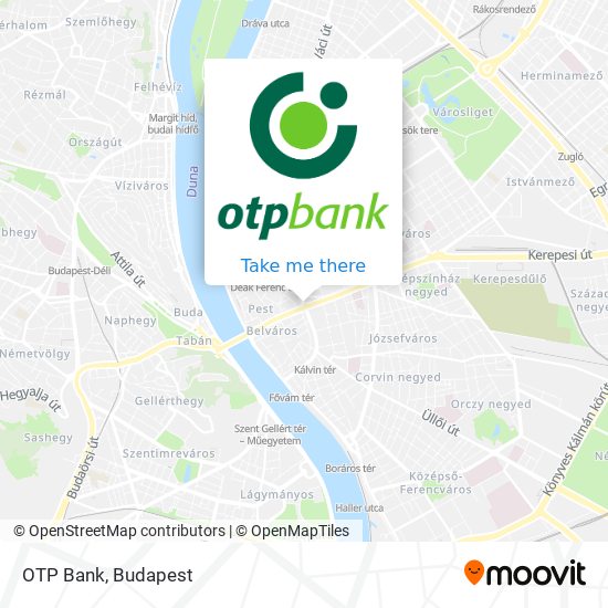 OTP Bank map