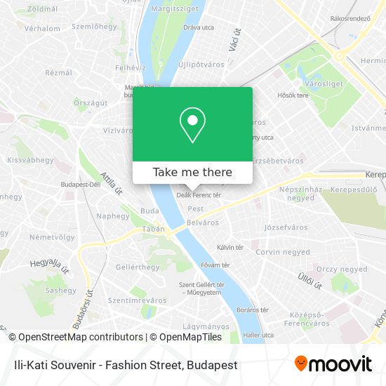 Ili-Kati Souvenir - Fashion Street map