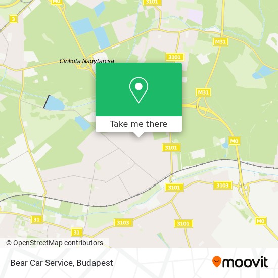 Bear Car Service map