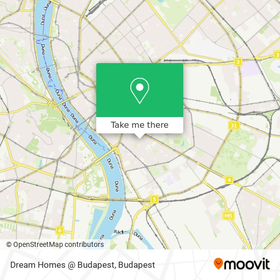 Dream Homes @ Budapest map