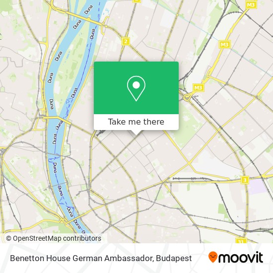 Benetton House German Ambassador map